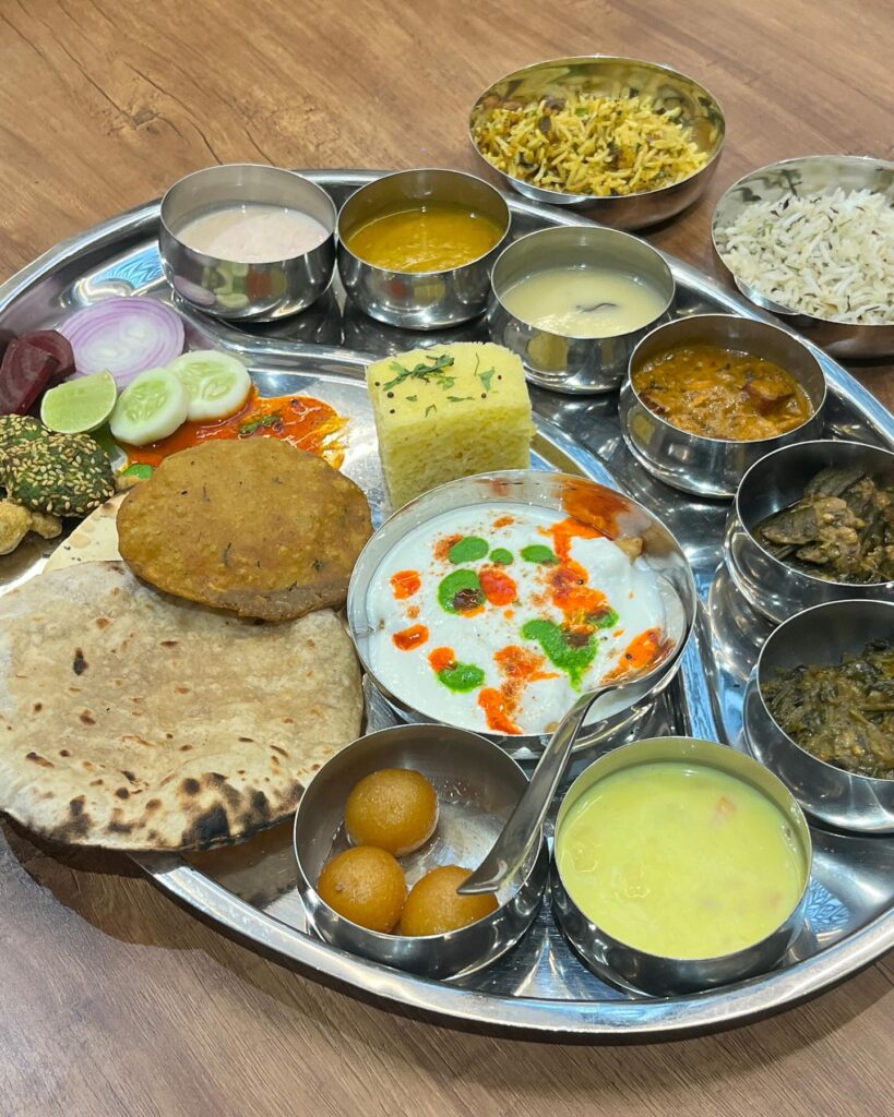 Thali at Hotel Chetan Nashik